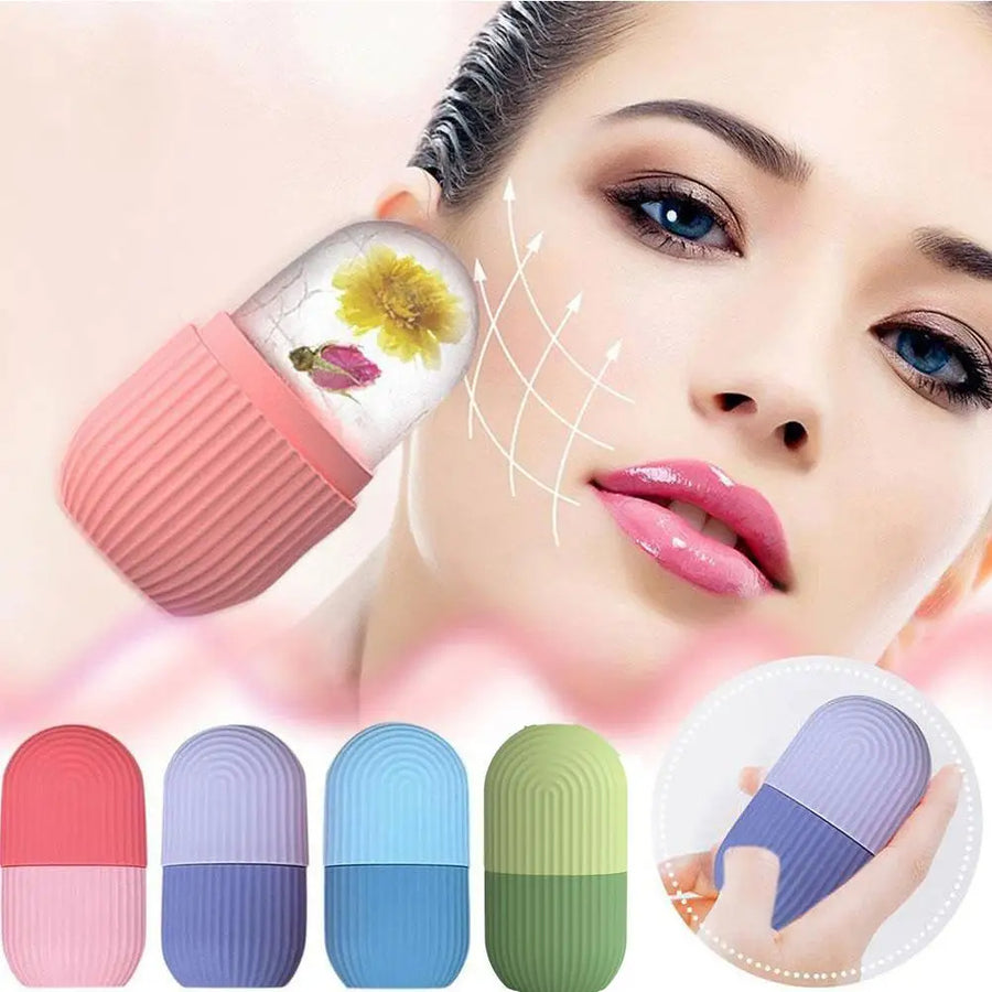 Facial Ice Roller For Face | Enhance Skin Glow Shrink & Tighten Pores (random Color)