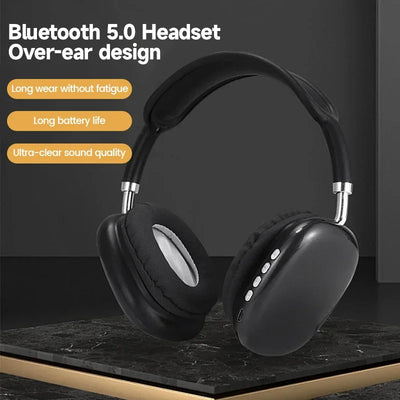 P9 Bluetooth Stereo Headphones , Mic Noise Cancelling Gaming Supports Headset